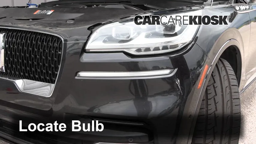 2020 Lincoln Aviator Reserve 3.0L V6 Turbo Luces Luz de giro delantera (reemplazar foco)